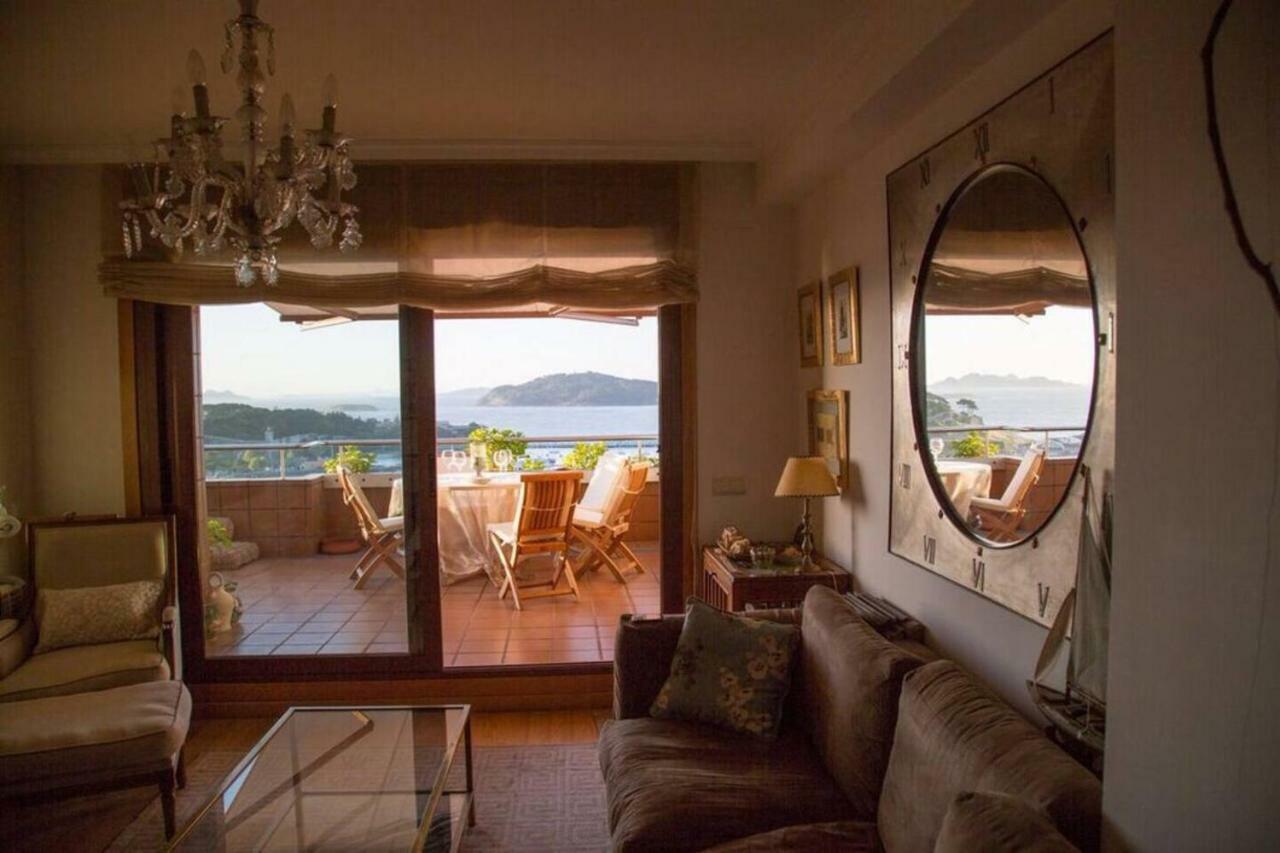 Inmejorables Vistas A Las Islas Cies Baiona Ngoại thất bức ảnh